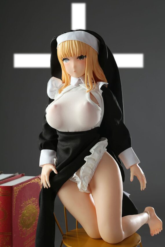 Yumi-2ft1-65cm-Nun-Silicone-Sex-Doll-With-BJD-Head-2